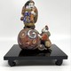 Antique sculpture "Ebisu and Daikoku"