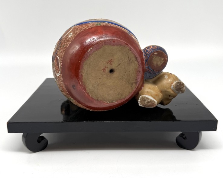 Antique sculpture "Ebisu and Daikoku"
