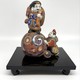 Antique sculpture "Ebisu and Daikoku"