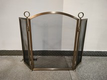 Vintage fireplace screen