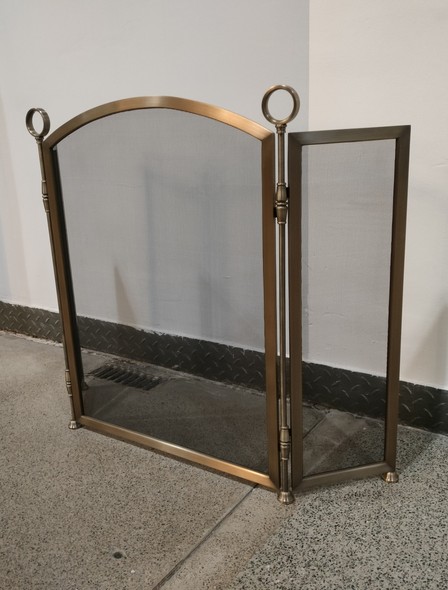 Vintage fireplace screen