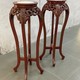 Antique Pair of Pedestal Consoles