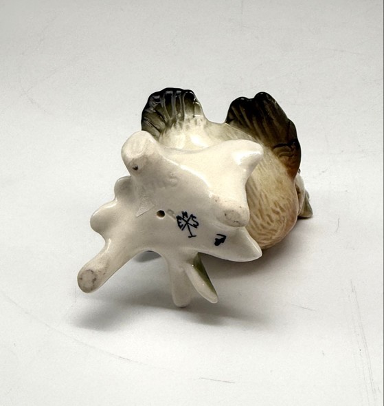 Vintage figurine "Sparrow on a branch", Karl Ens