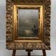 Antique painting
with a moon landscape