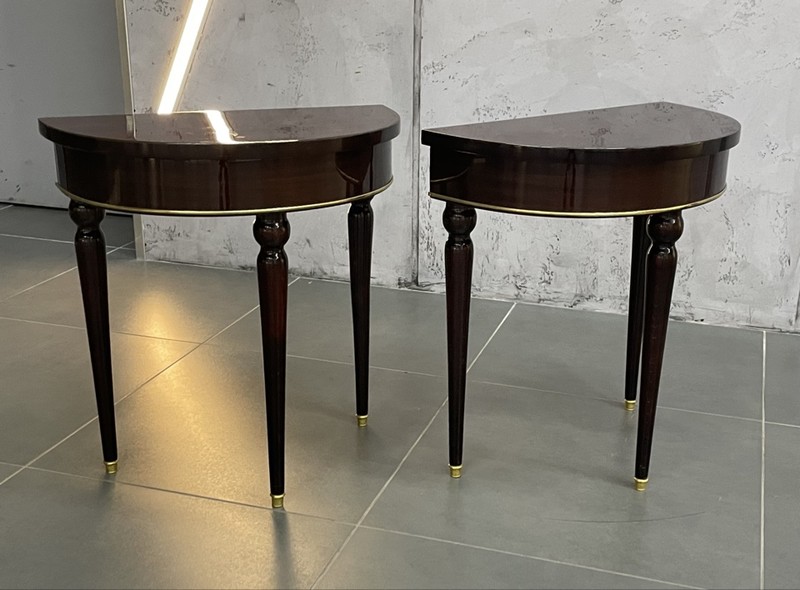 Antique twin tables