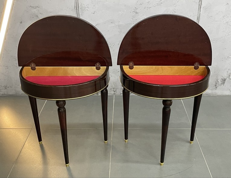 Antique twin tables