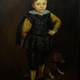 Antique painting "Portrait of a boy"