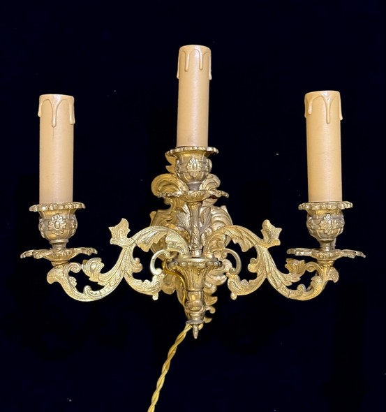 Антикварные парные бра