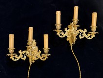 Антикварные парные бра