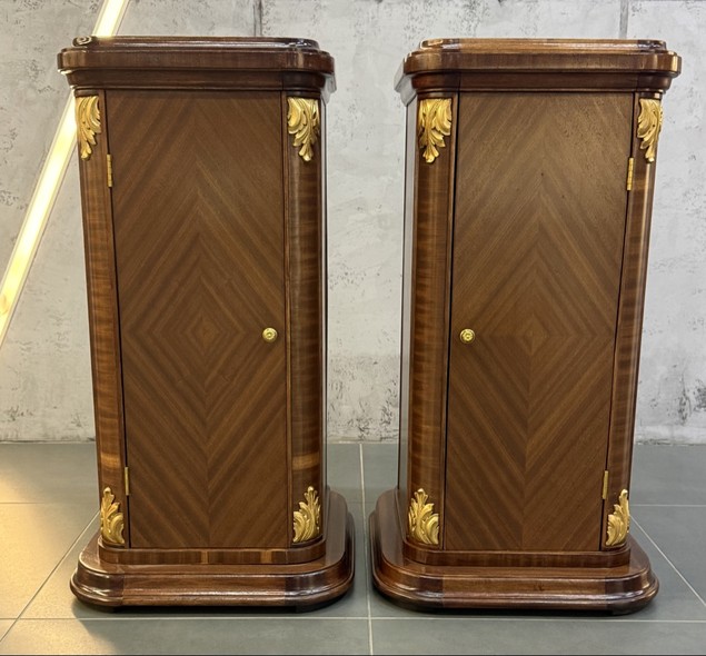 Antique paired
pedestals, Napoleon III