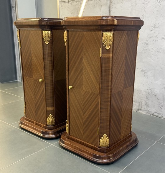 Antique paired
pedestals, Napoleon III