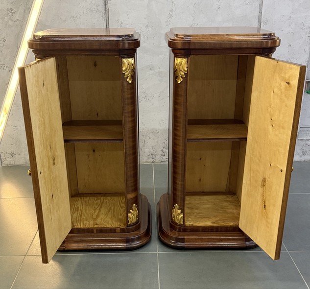 Antique paired
pedestals, Napoleon III