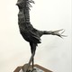 Vintage sculpture "Secretary Bird"