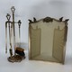 Fireplace accessories
with a screen, Louis XV