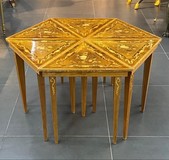 Antique Modular Table, Marquetry