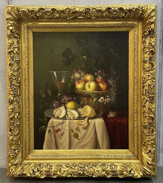 Antique painting
"Still life with lemon"