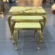 Antique set of 3 coffee tables