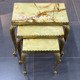 Antique set of 3 coffee tables