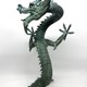 Antique sculpture "Dragon"