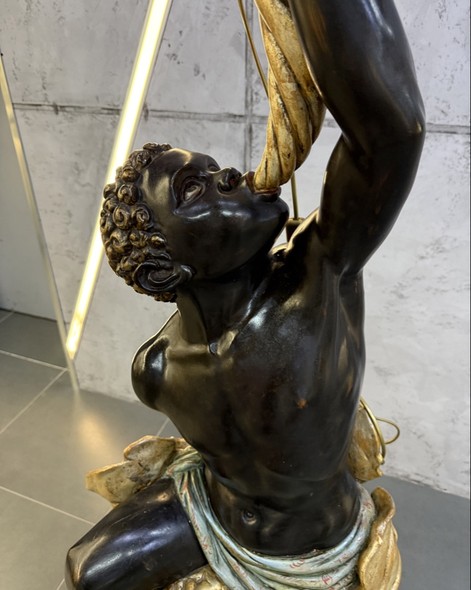 A rare floor candelabra
"The Moor"