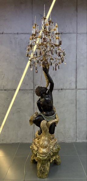 A rare floor candelabra
"The Moor"