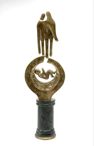 Vintage sculpture "Birth"
