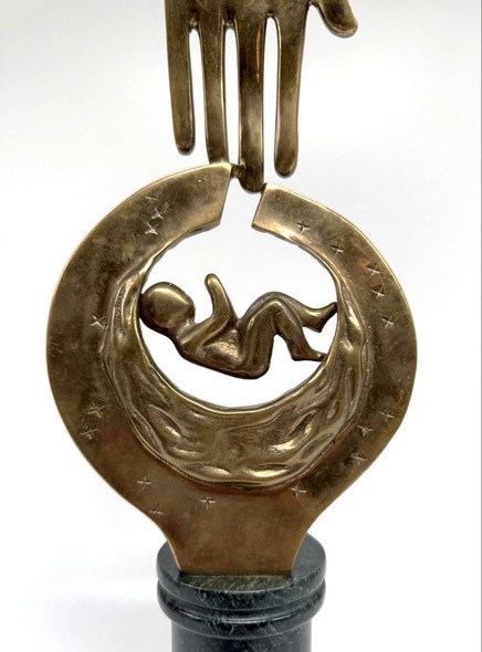 Vintage sculpture "Birth"