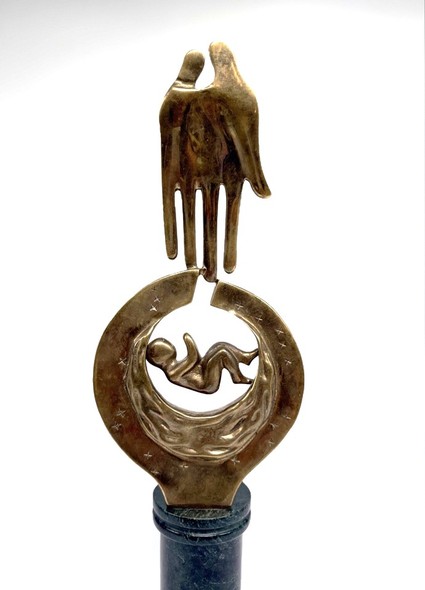 Vintage sculpture "Birth"