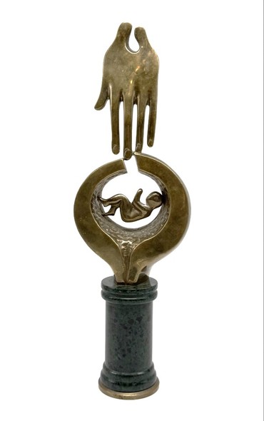 Vintage sculpture "Birth"