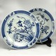 Vintage paired plates,
Kangxi, China