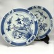 Vintage paired plates,
Kangxi, China