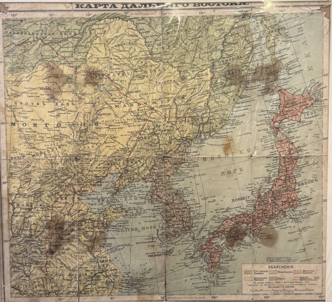 Графика «Карта Дальнего Востока»