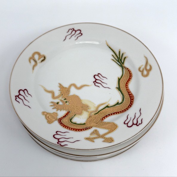 Vintage tea set, Satsuma
