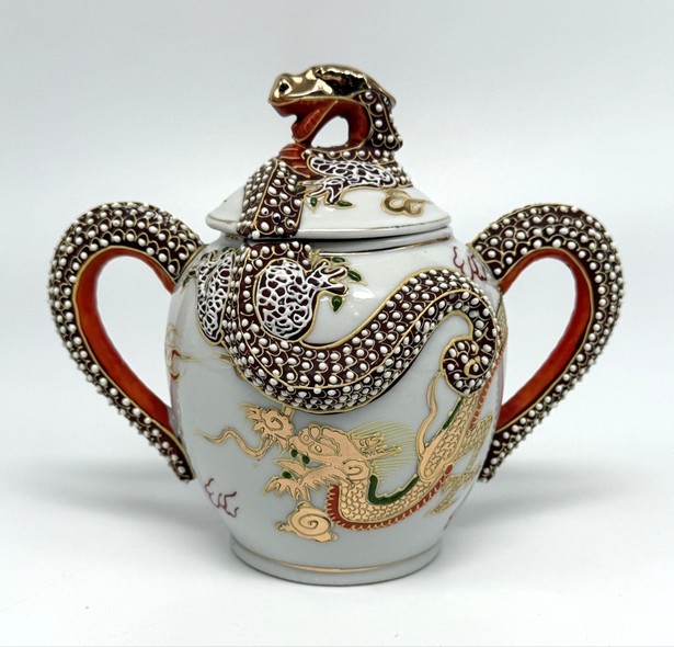 Vintage tea set, Satsuma