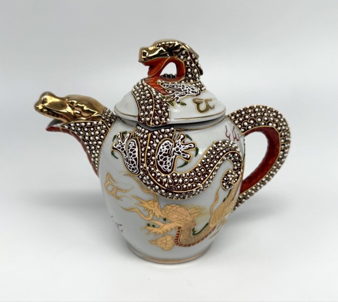 Vintage tea set, Satsuma