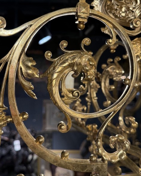 Antique chandelier in the Louis XIV style