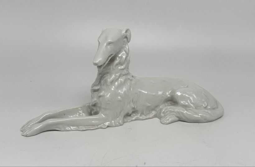 Antique sculpture "Greyhound"