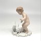Statuette "Putty with rabbits"