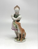 Antique figurine
"Girl with a Dog"