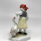 Antique sculpture "Girl with a Goose"