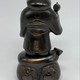 Antique sculpture "Daikoku with a mallet"