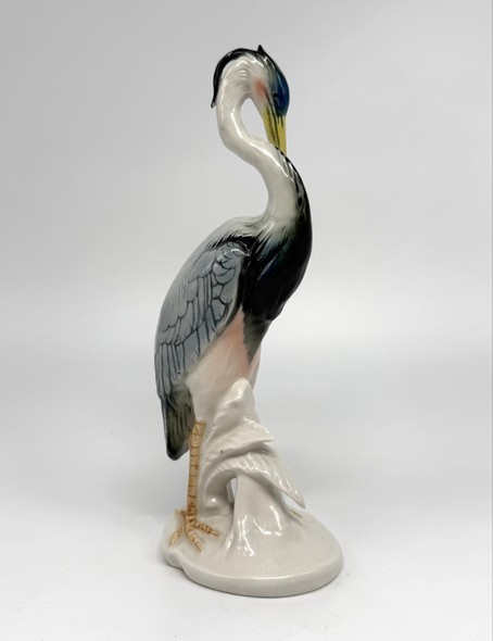 Antique sculpture "Heron."