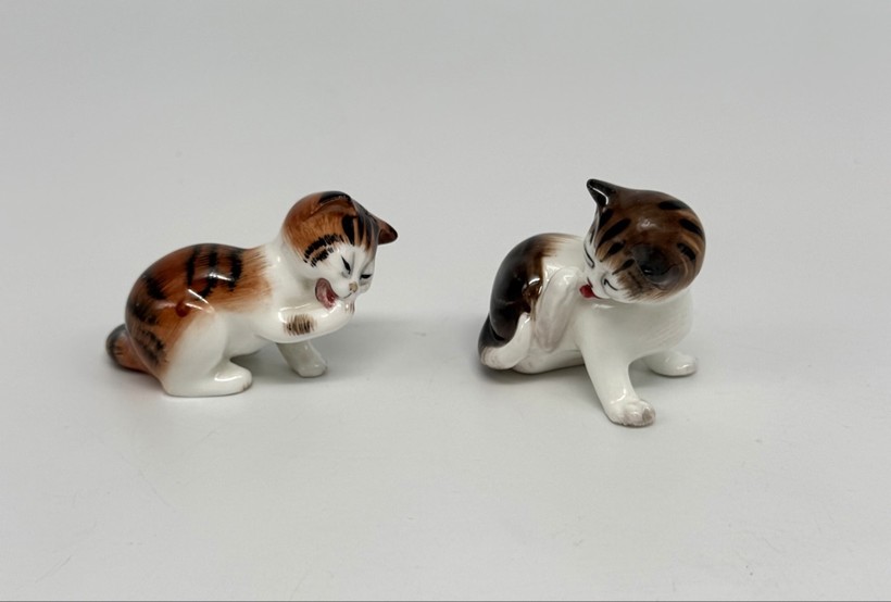 Антикварная композиция
"Пара котят", Royal Doulton