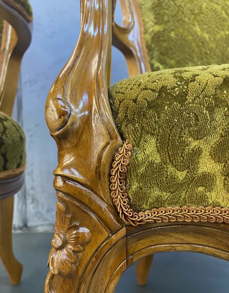 Vintage pair of armchairs, Louis XV
