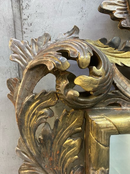 Antique Louis XIV style mirror