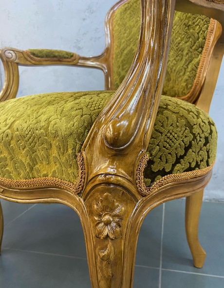 Vintage pair of armchairs, Louis XV