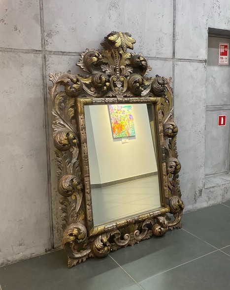 Antique Louis XIV style mirror