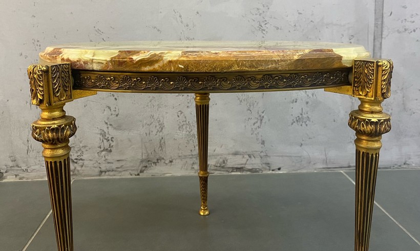 Antique oval table, Louis XVI