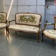 Sofa and pair of armchairs
in Louis XV style