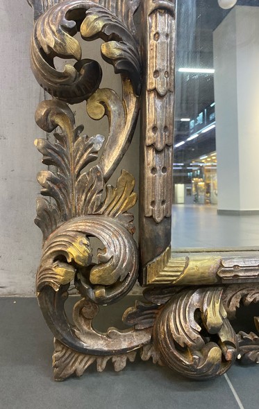 Antique Louis XIV style mirror